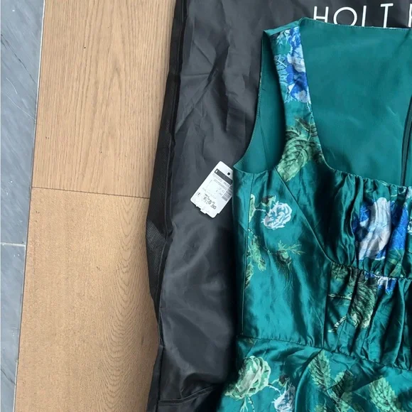 Erdem Floral Green Dress - Picture 3 of 5